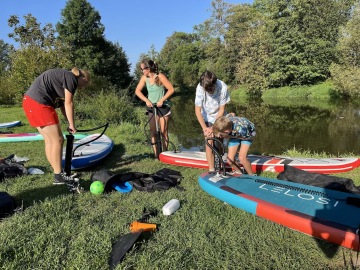 Nácvik ošetření povrchového zranění.